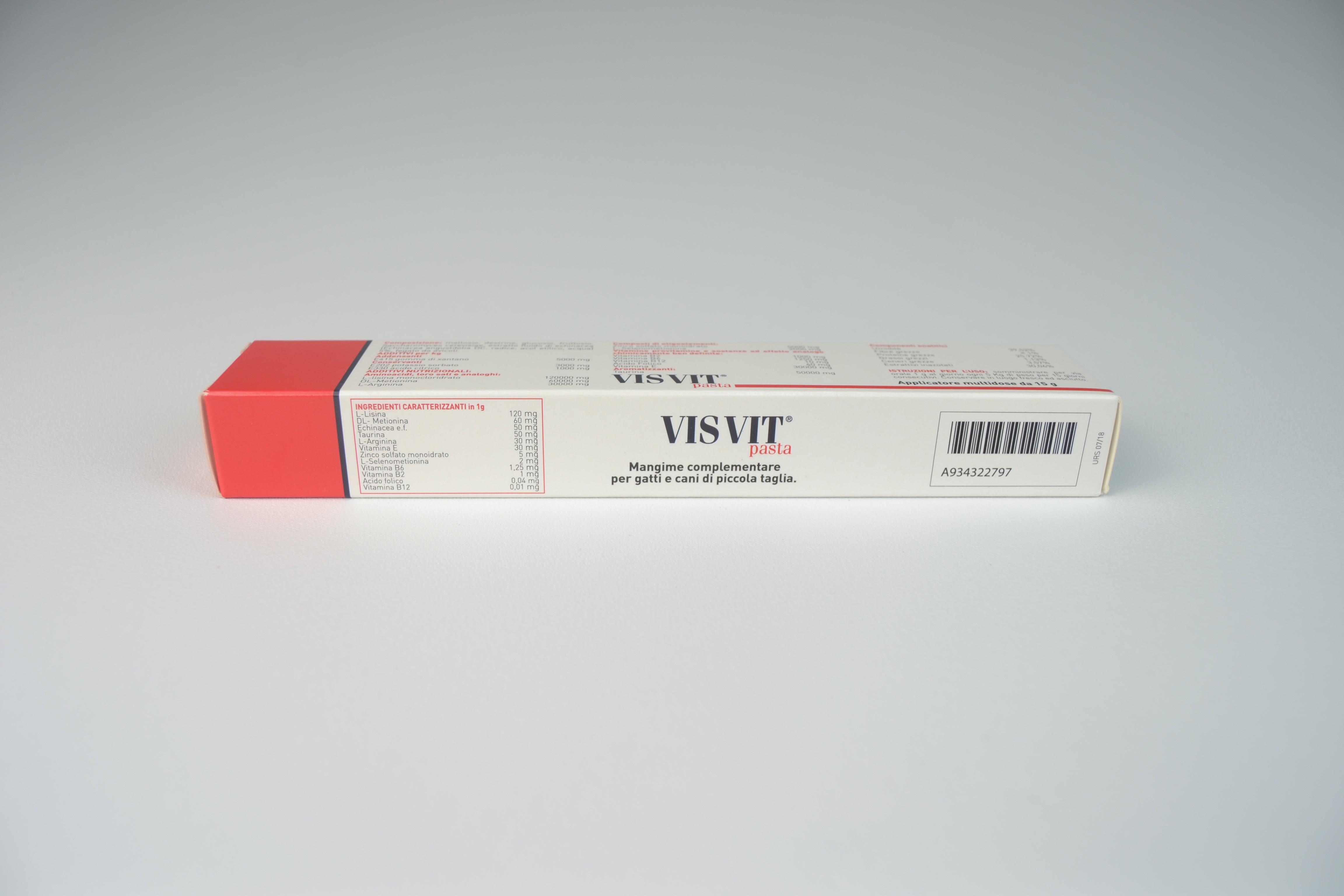 AURORA BIOFARMA VISVIT Pasta Per Cani E Gatti - Applicatore Multidose Da 15g | Alimento Complementare